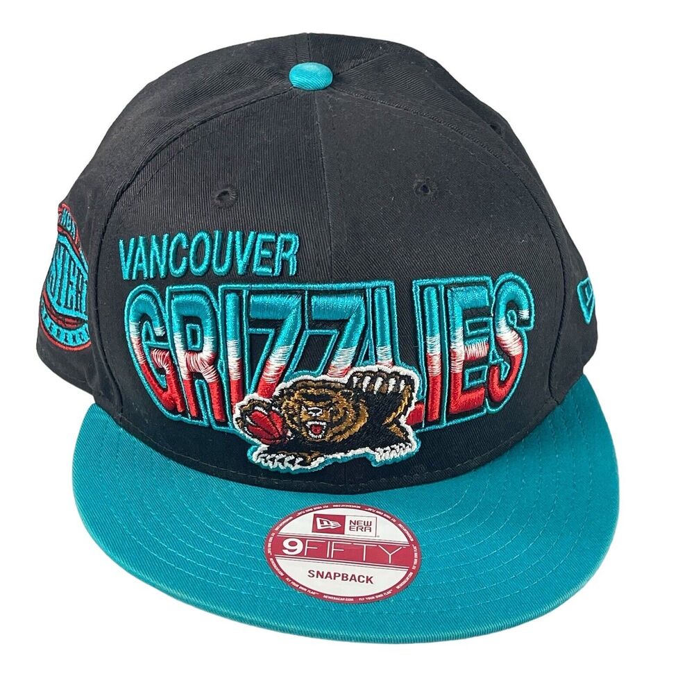 Vancouver Grizzlies Hardwood Classics New Era Snapback SMITH Embroidery